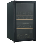 Cantina 49 Bottle Dual Zone Freestanding Wine Cabinet Black CCWFD49B hero image
