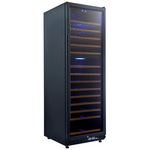 Smart 440L Dual Zone 166 Bottle Freestanding Wine Fridge Black SMAWC168DN hero image