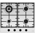 Omega 60cm Natural Gas Cooktop with Wok Burner Stainless Steel OCG604WX hero image