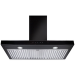 Artusi 90cm T Shape Canopy Rangehood Matte Black ATH901MB hero image