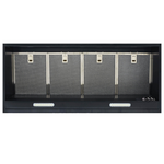 Bertazzoni 113cm Undermount Rangehood with Twin Motor Matte Black BZIRH1130-380-2 hero image