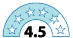 4.5 star water rating