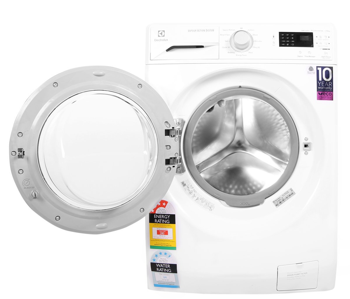 NEW Electrolux EWF12753 7.5kg Front Load Washing Machine eBay
