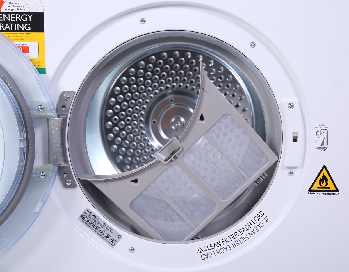 NEW Simpson SDV501 5kg Ezi Loader Vented Dryer eBay