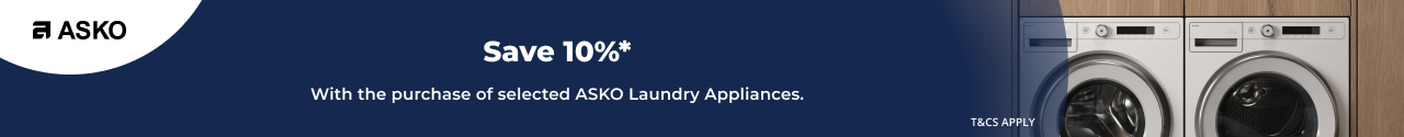 Save 10% on Selected ASKO Laundry Appliances