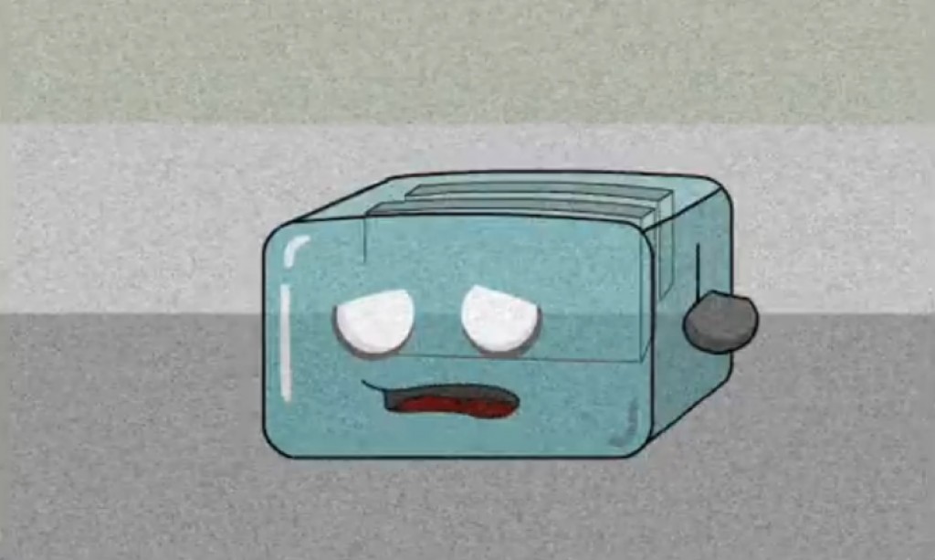 Glass sided toaster