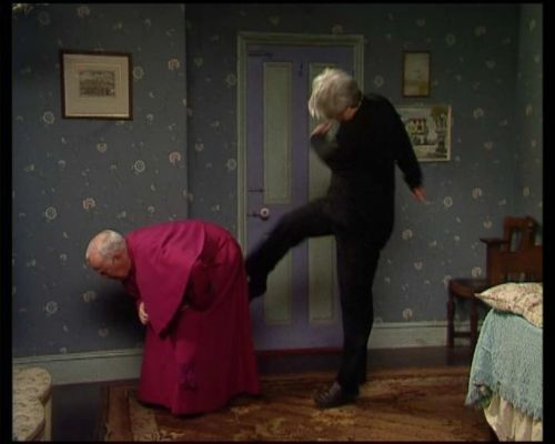 kicking-bishop-brennan-up-the-arse