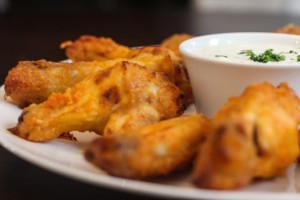 Buffalo Wings & Lime Infused Ranch Sauce