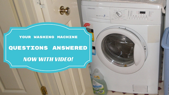 Your washing machine questions answered – now with video!