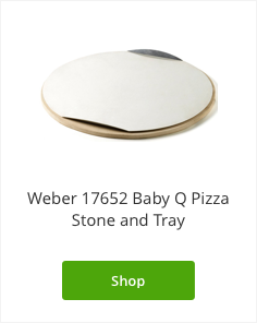 Weber Baby Q pizza stone and tray