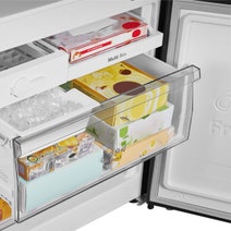 Hisense 417L PureFlat Bottom Mount Refrigerator Black Steel HRBM418B hero image