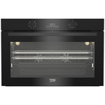 Beko 90cm Twin Fan Multifunction Built in Oven Dark Stainless Steel BBOB91271MDX hero image