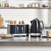 Russell Hobbs Structure 4 Slice Toaster Black RHT334BLK hero image