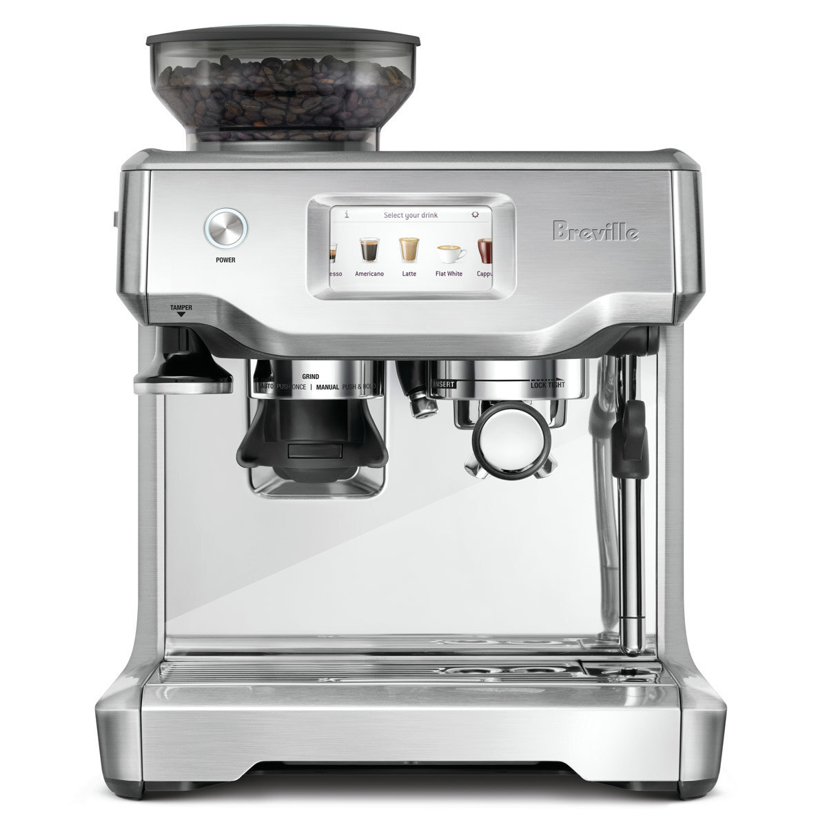 tæppe Biskop hovedvej Breville BES880BSS the Barista Touch Coffee Machine | Appliances Online