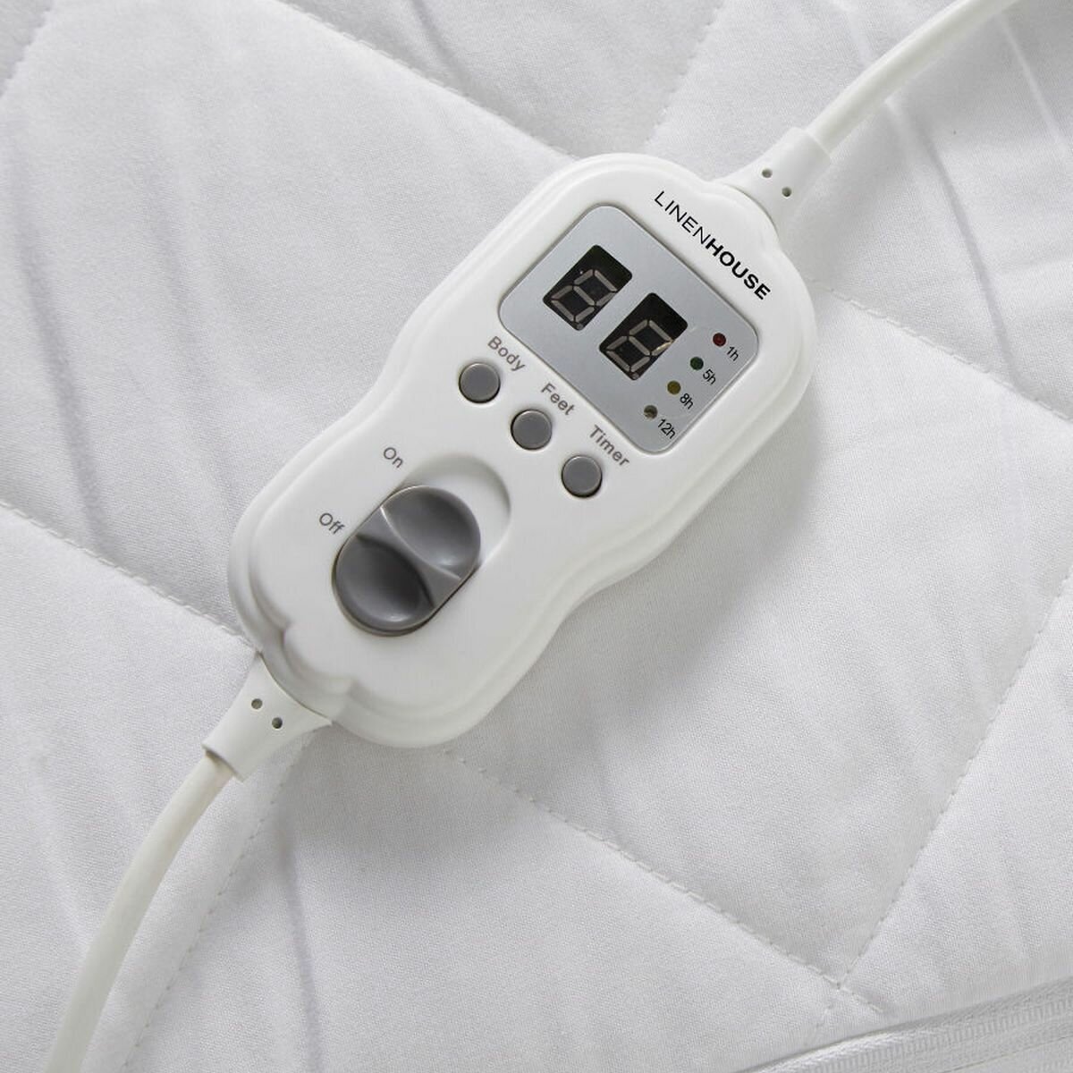 Linen House King Electric Quilted Blanket 01227D424 hero image