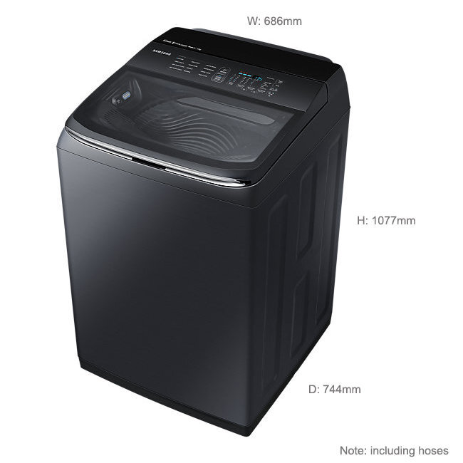 Samsung 13kg Activ DualWash Top Load Washing Machine WA13M8700GV hero image