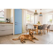 Linarie Annecy 242L Retro Bottom Mount Fridge Blue LKCO250BLUE hero image