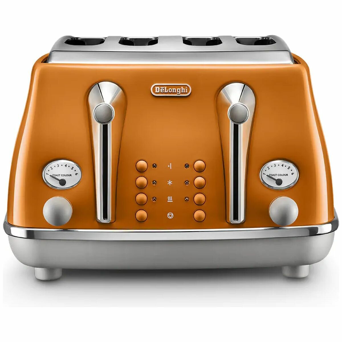 DeLonghi Icona Capitals Slice Toaster Rome Orange CTOC4003O