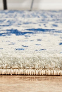Rug Culture Evoke Extra Large White Navy Rug 330X240CM - EVO253WNAV330X240 hero image