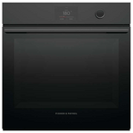 Fisher & Paykel Series 9 60cm Minimal Pyrolytic Built-in Oven Black Glass OB60SMPTDB1 hero image