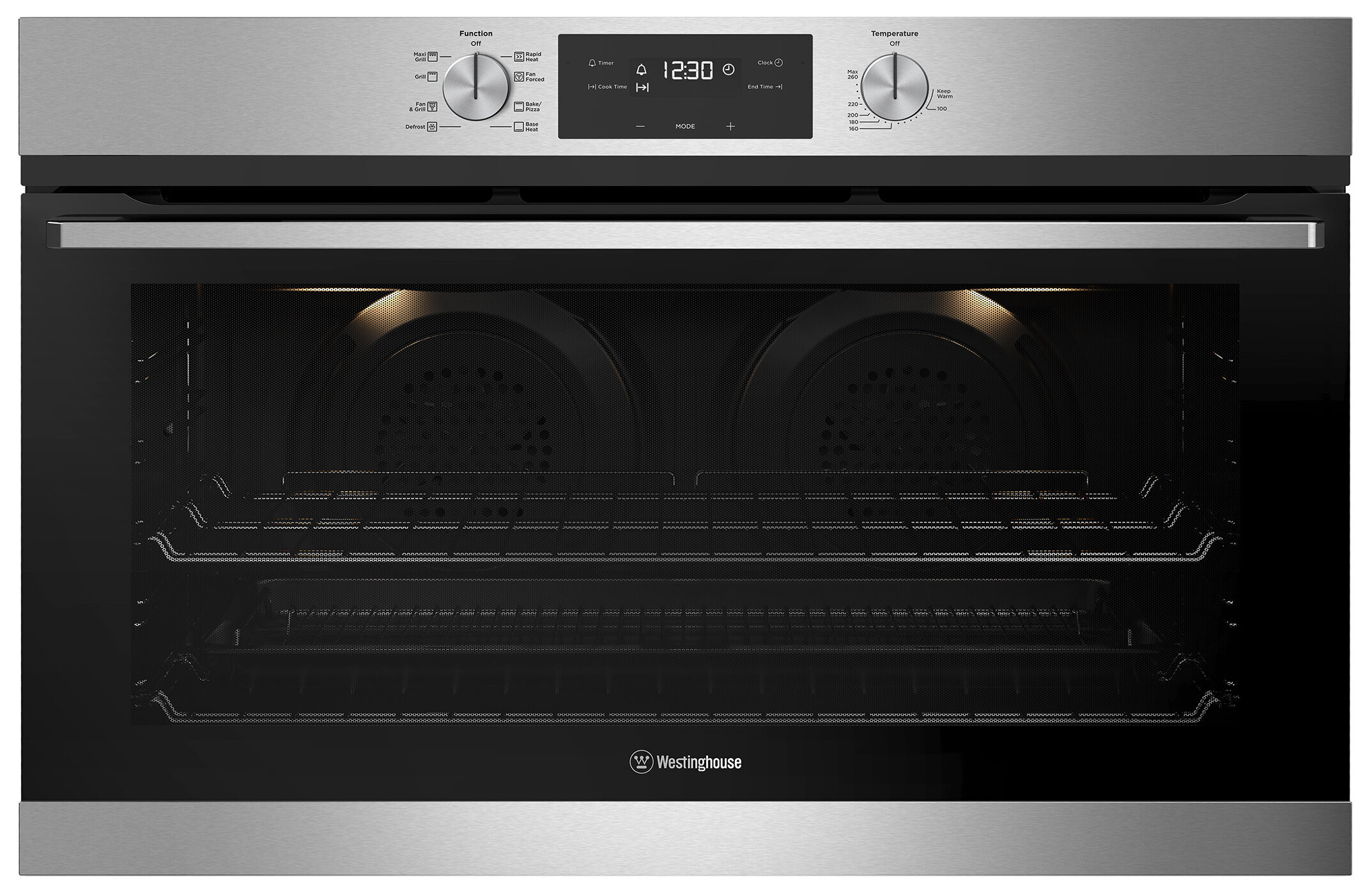 Westinghouse 90cm Stainless Steel Electric Built In Oven WVE915SC