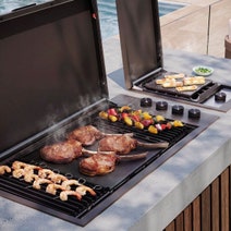 Beefeater ProLine Series Side Burner Built-In Gas BBQ with Lid BSW318DB hero image