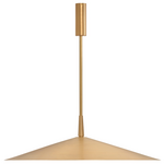 CTO Lighting Tinto Large Pendant Light - Satin Brass with Satin Brass Drop Rod TINPELSBSB hero image