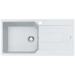 Franke Urban 1000mm Single Bowl Topmount Sink with Right Hand Drainer - White UBG611-100PWRHD hero image