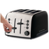Russell Hobbs Brooklyn 4 Slice Toaster - Black RHT94BLK image NaN