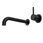 Rogerseller Tonic Up Wall Basin Mixer 200mm - Matte Black 3606014511 hero image