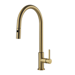 Turner Hastings Naples Pull Out Sink Mixer Brushed Brass NA303PM-BB hero image