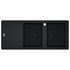 Franke Basis Double Bowl Topmount Sink with Left Hand Drainer - Matte Black BFG621MBLHD-B image NaN