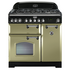 Falcon 90cm Classic Deluxe Freestanding Dual Fuel Oven/Stove Olive Green and Chrome CDL90DFOG-CH image NaN