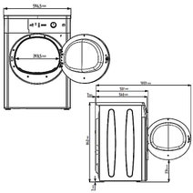 Beko 6kg Vented Dryer DV6120X hero image