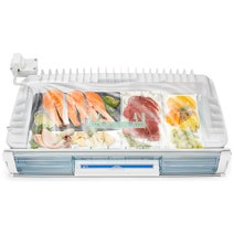 Hitachi 735L Multi Drawer French Door Refrigerator Crystal Black Glass R-ZX740RAXK hero image
