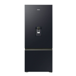 Haier 431L Bottom Mount Fridge with Non-Plumbed Water Dispenser Black HRF420BHC hero image