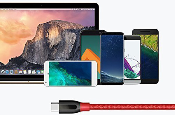 Anker A8168H91 PowerLine+ .9m USB-C to USB-A 3.0 Cable with Pouch hero image