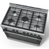 Bosch HSB738354A 90cm Serie 4 Freestanding Dual Fuel Oven/Stove image NaN