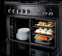 Falcon 90cm Professional Plus FX Dual Fuel Freestanding Oven Black PROP90FXDFGB-CH hero image