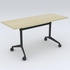 OLG Modulus Table 1500x750 New Oak Worktop with Black Frame OG_MFLIP1575ALBLKNO image NaN