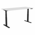 OLG Agile+ Adjustable Single Desk 1800x750 White Worktop with Black Frame OG_AG2MESSD1875B_W image NaN