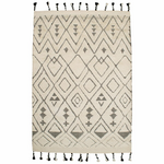 Cadrys Sahara Diamond Ivory/Charcoal 200x300 Rug SAHDIC2 hero image