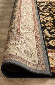 Rug Culture Sydney Large Black Ivory Rug 290X200CM - SYD-9-BI-290X200 hero image