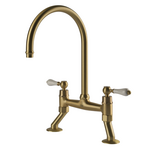 Turner Hastings Ludlow Bridge Sink Mixer Brushed Brass LU106BM-BB hero image