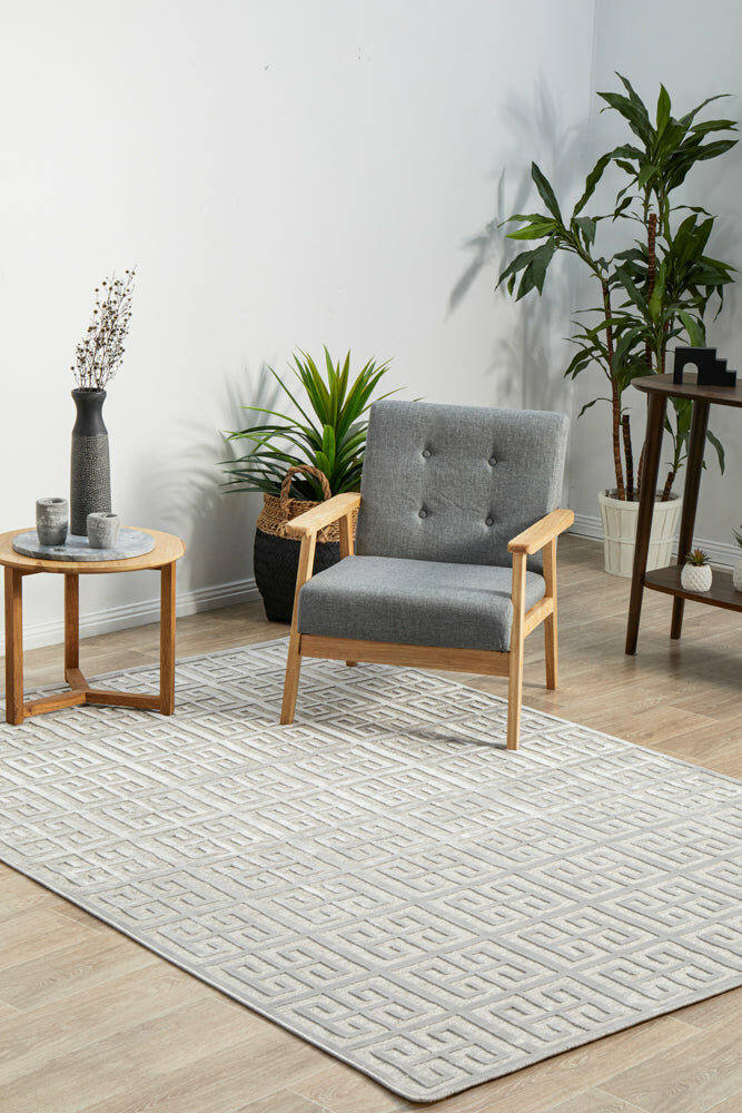 Rug Culture York Large Silver Rug 290X200CM - YRK-BREN-SIL-290X200 hero image