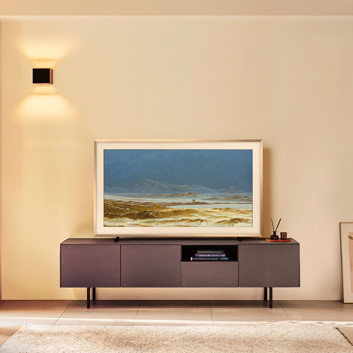 Samsung 85 Inch The Frame QLED 4K Smart TV QA85LS03DAWXXY [2024] hero image