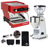 La Marzocco Linea Mini Red Home Package with White Grinder WA-MPACKRW image NaN
