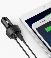 Anker A2214H11 PowerDrive 2 Elite Lightning USB Car Charger hero image