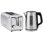 Morphy Richards Equip 1.7L Kettle and 4 Slice Long Slot Toaster MREK17SSMRET24SS hero image