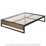 Zinus King 35cm Ironline Bed Base Wood and Metal AU-IRPF-14K hero image